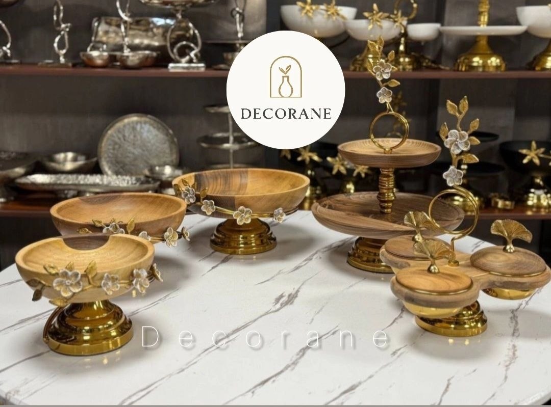 سرویس پذیرایی چوبی مدل شکوفه