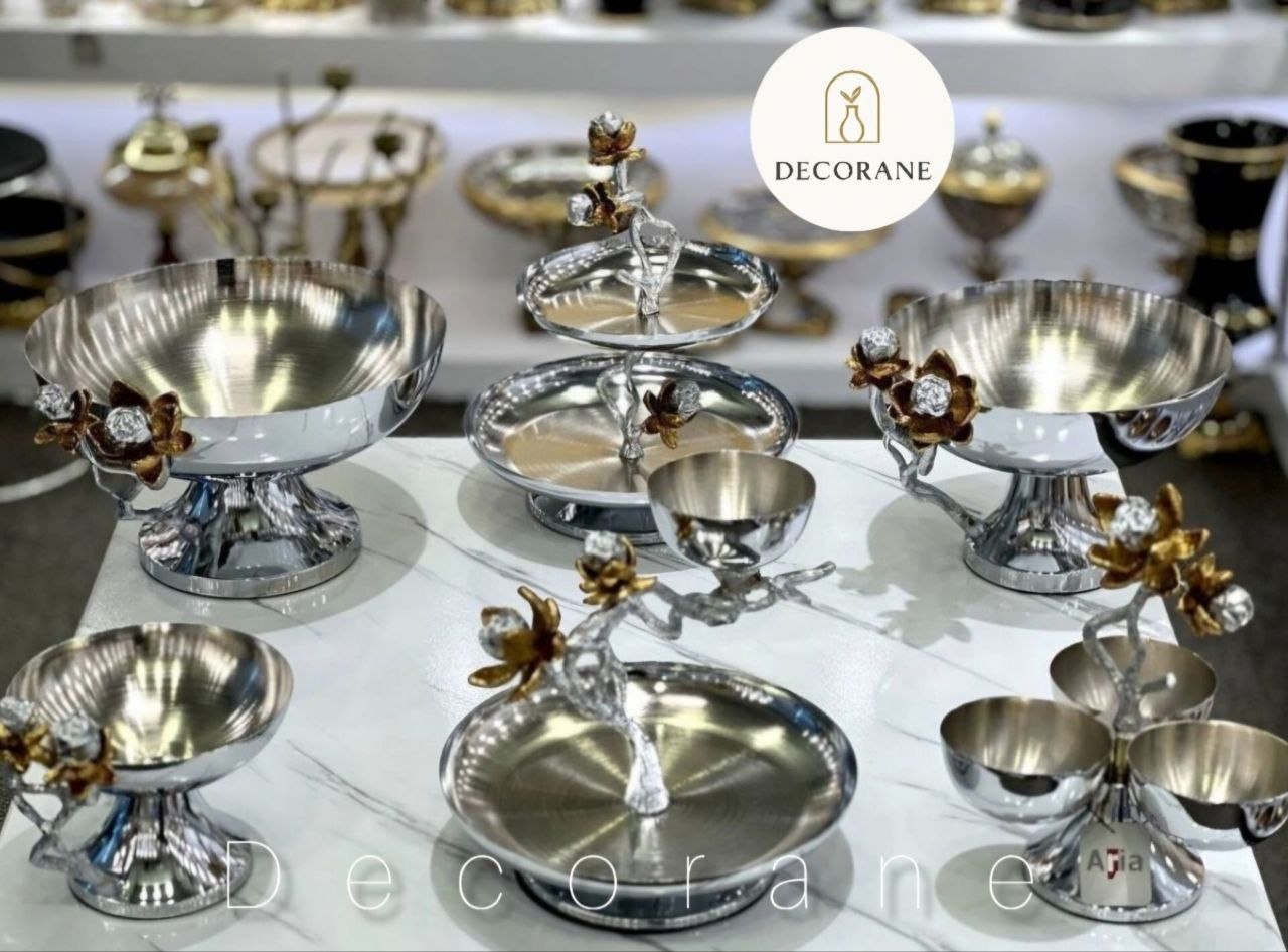 سرویس پذیرایی نیلوفر فلزی