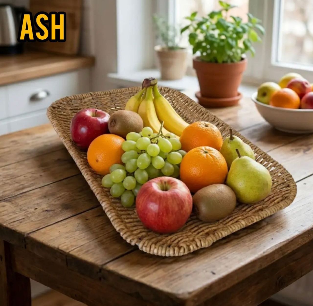 سبد راتان قایقی بزرگ